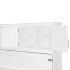 Lit escamotable moderne Queen Luxystar avec 2 armoires pour salon ou appartement
