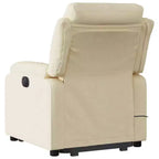 vidaXL Fauteuil inclinable de massage avec fonction releveur Gris clair