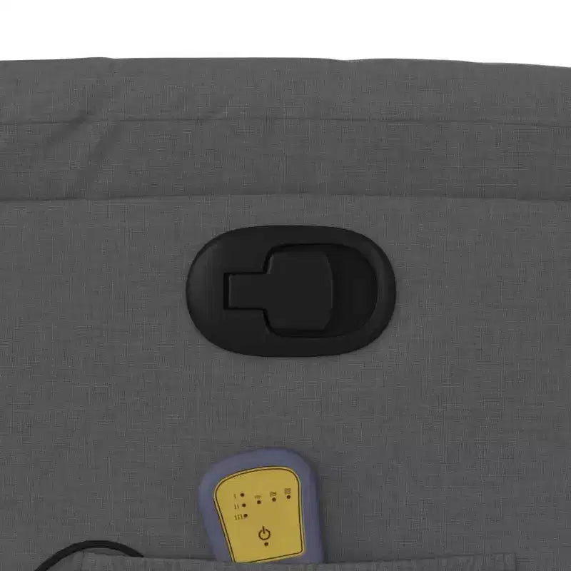 vidaXL Fauteuil inclinable de massage avec fonction releveur Gris clair
