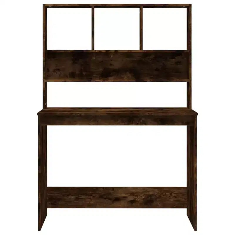 vidaXL Bureau Gris Béton Bois d'ingénierie 102 x 45 x 148 cm Bureau