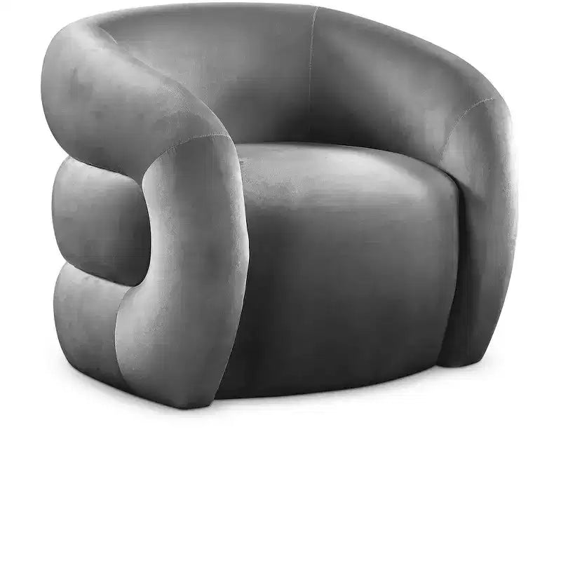 Fauteuil en Velours Roxbury Meridian Furniture