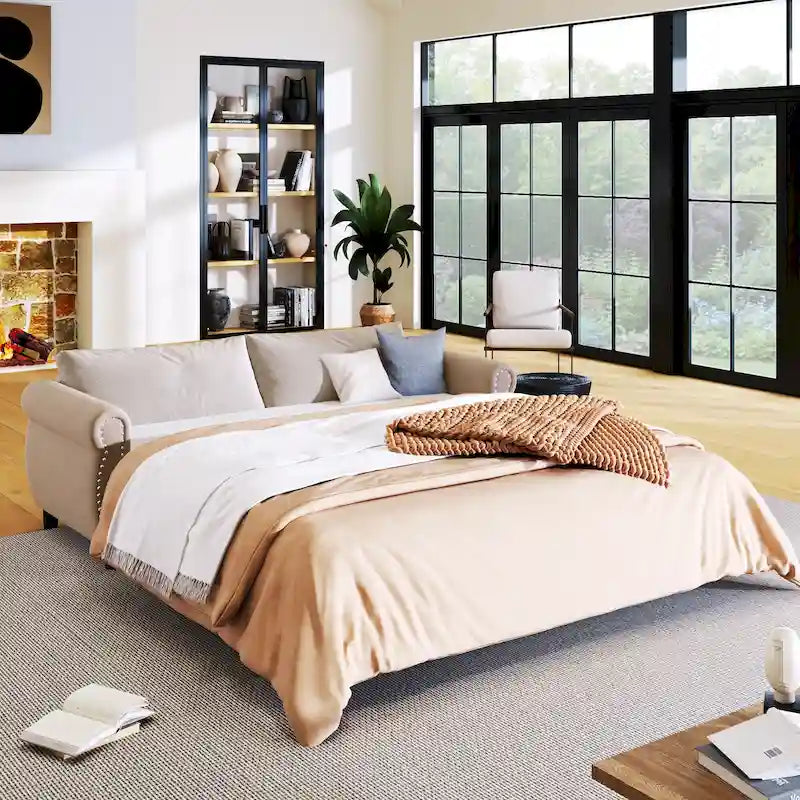 Canapé-lit convertible 80.7 avec matelas en mousse