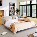 80.7 Pull-Out Sleeper Sofa Bed with Foam Mattress