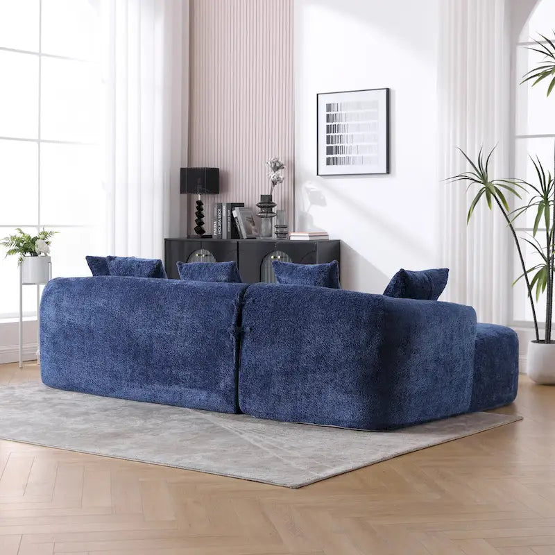 Canapé d'angle en boucle 3 places 99,21 W