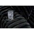 Signature Design by Ashley Midnight-Madness, grande méridienne noire – 163 cm (L) x 173 cm (P) x 104 cm (H)