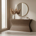 Table de canapé marron - 72 L x 18 P x 34,75 H