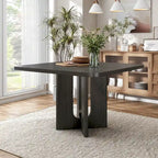 Table de salle à manger carrée moderne de 54 pouces en bois massif à hauteur de comptoir Piez de Furniture of America