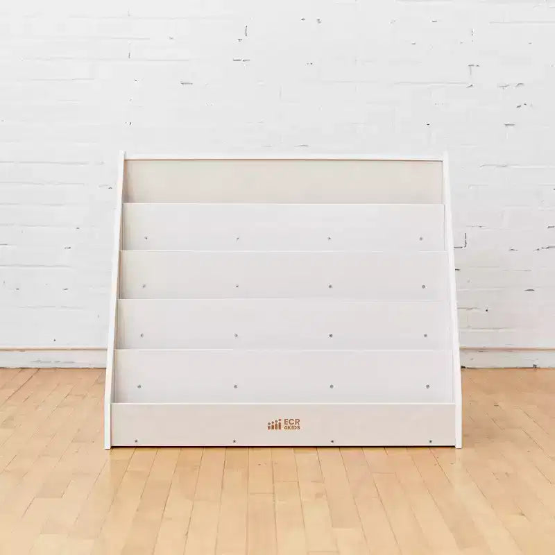 ECR4Kids Étagère à Livres et de Présentation en Bois, Simple Face, Montessori
