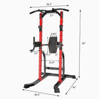 Tour de Musculation Multifonction Ainfox Power Tower pour la Maison
