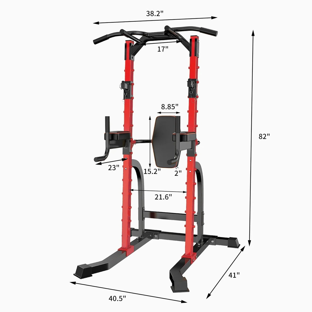 Tour de Musculation Multifonction Ainfox Power Tower pour la Maison