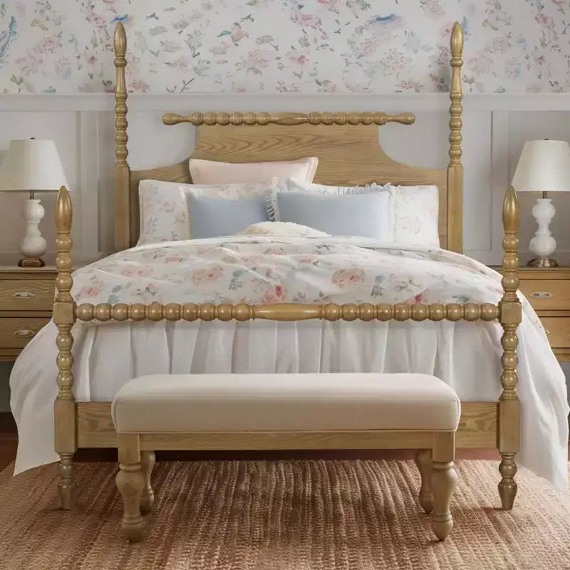 Lit queen en bois Elainet Christopher Knight Home