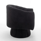 Fauteuil rond pivotant SEYNAR Modern Glam en velours