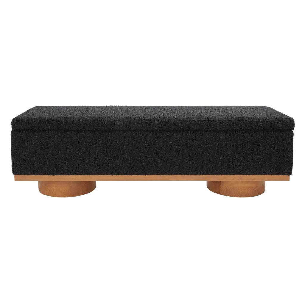 Banc de rangement Sunneva Boucle SAFAVIEH Couture - 61 po L x 20 po P x 19 po H - 61Lx20Px19H