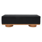 Banc de rangement Sunneva Boucle SAFAVIEH Couture - 61 po L x 20 po P x 19 po H - 61Lx20Px19H