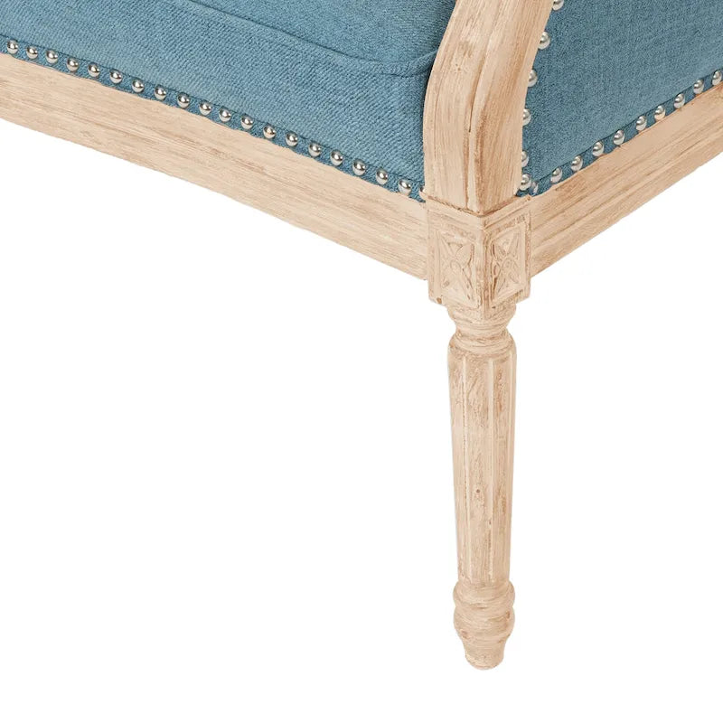 Causeuse capitonnée Faye par Christopher Knight Home