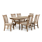 Ensemble de salle à manger 7 pièces avec table de rangement Dionne de Furniture of America