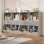 Étagère pour enfants, coffre à jouets de rangement à 3 niveaux, coffre de rangement multifonctionnel pour chambre d'enfant, chambre à coucher, école