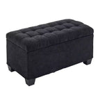 Banc de rangement ottoman TUYOHW avec pieds, 40,6 x 76,2 x 40,9 cm, pour salon, chambre et entrée