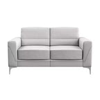Causeuse gris clair en PVC