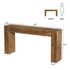 Console en bois massif Karin 63W GDFStudio