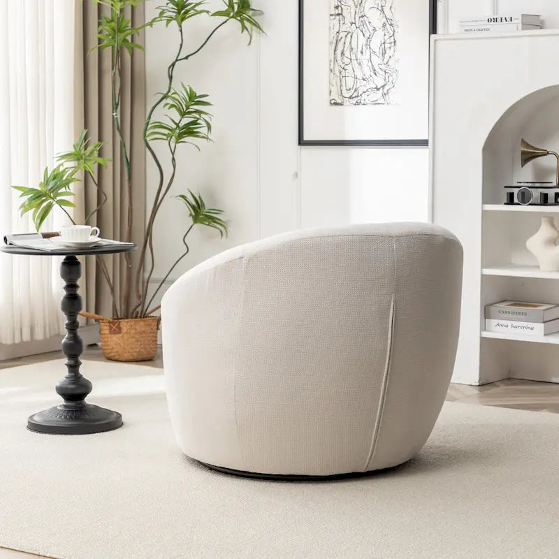 Fauteuil club moderne pivotant Winnie de Roundhill Furniture