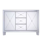 Commode Mirai 3 tiroirs miroir – Argent – SEI