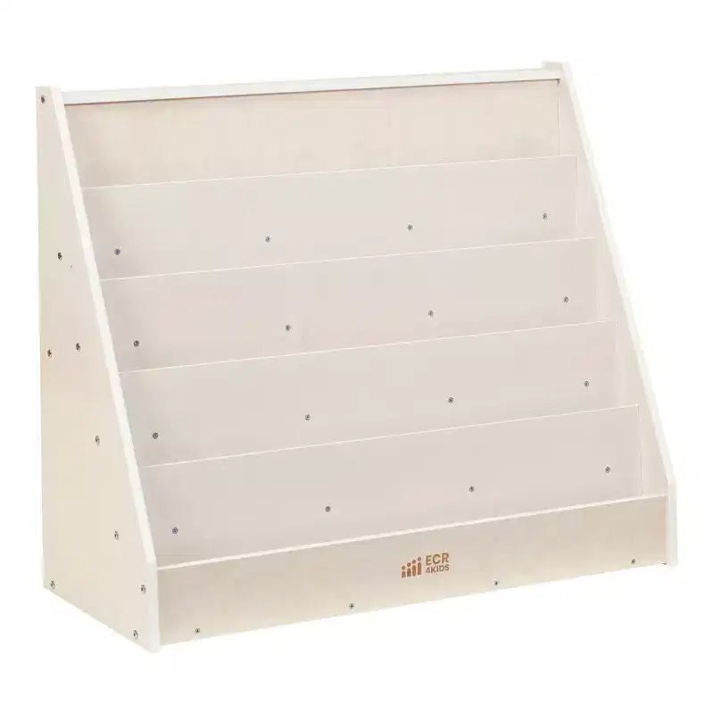 ECR4Kids Étagère à Livres et de Présentation en Bois, Simple Face, Montessori