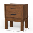 Table de chevet 2 tiroirs Origins par Alpine Nova