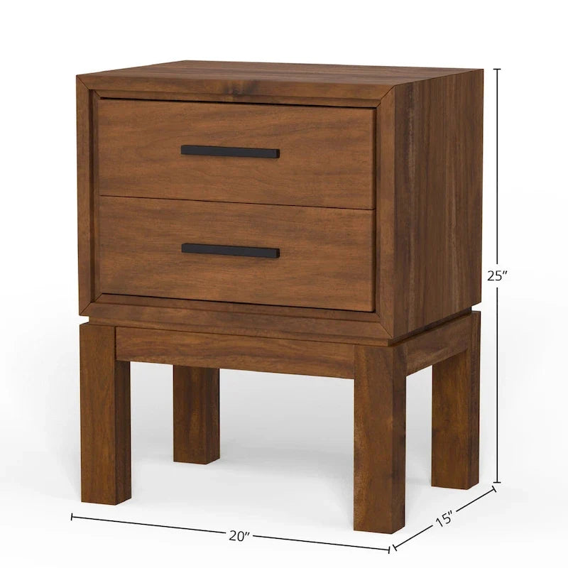 Table de chevet 2 tiroirs Origins par Alpine Nova