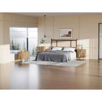 Commode Garvee 47 à 6 tiroirs, commode compacte en bois avec pieds en métal, organisateur de rangement style ferme pour chambre à coucher, chambre d'enfant ou appartement