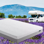 Matelas en mousse à mémoire de forme Zinus Ultima RV 8 pouces, Short Queen, sans fibre de verre, fermeté moyenne, mousse à mémoire de forme respirante, mousses et tissus certifiés sûrs