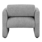 HOMES: Inside + Out Fauteuil d'appoint moderne Sanddrift en bouclette