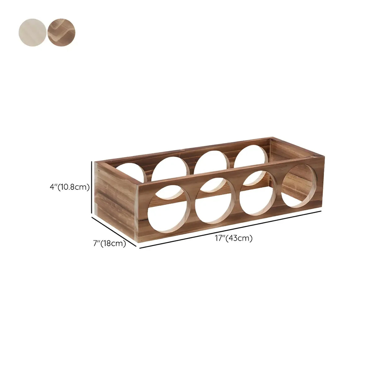 Présentoir à Vin Empilable en Bois Naturel pour Comptoir