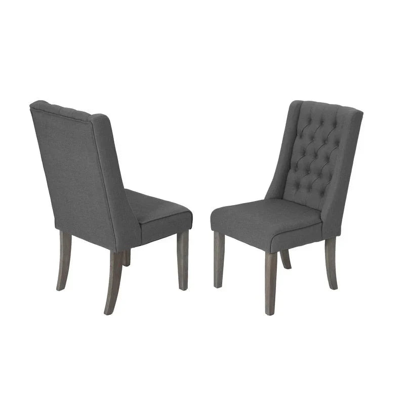 Ensemble de salle à manger extensible gris rustique 9 pièces Best Quality Furniture