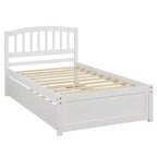 Lit plateforme double Whisen Elegant Design avec lit gigogne