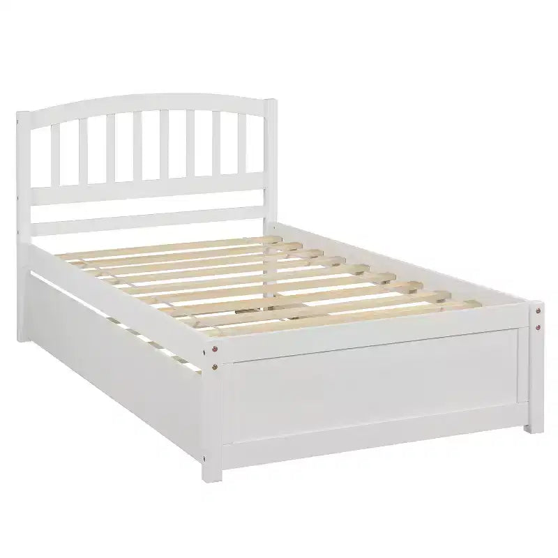Lit plateforme double Whisen Elegant Design avec lit gigogne