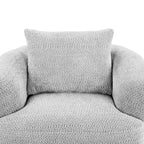 Fauteuil baquet pivotant rembourré Whisen 38.2 avec oreiller