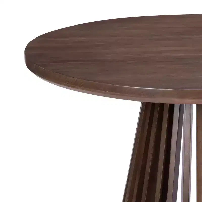 Table à manger rectangulaire 72 Lido Plank+Beam, table de cuisine minimaliste en bois massif pour 6 personnes