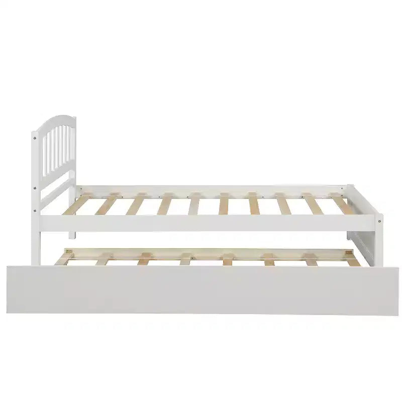 Lit plateforme double Whisen Elegant Design avec lit gigogne