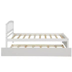 Lit plateforme double Whisen Elegant Design avec lit gigogne