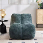 Pouf Okak de 150 cm, fauteuil pouf lounge épousant les courbes du corps avec éponge haute élasticité, canapé de sol léger pour salon, chambre