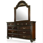 Commode et miroir traditionnels 2 pièces à 9 tiroirs Vame par Furniture of America