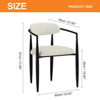 Ensemble de salle à manger extensible moderne et minimaliste 9 pièces 94.48 avec plateau en pierre frittée et double piédestal, avec 8 chaises en tissu