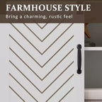 Meuble TV de ferme pour foyer de 23 pouces, meuble de divertissement de 34 pouces de haut pour TV de 65 pouces et plus, console TV avec porte coulissante (sans foyer)