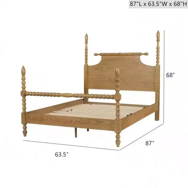 Lit queen en bois Elainet Christopher Knight Home