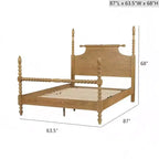 Lit queen en bois Elainet Christopher Knight Home