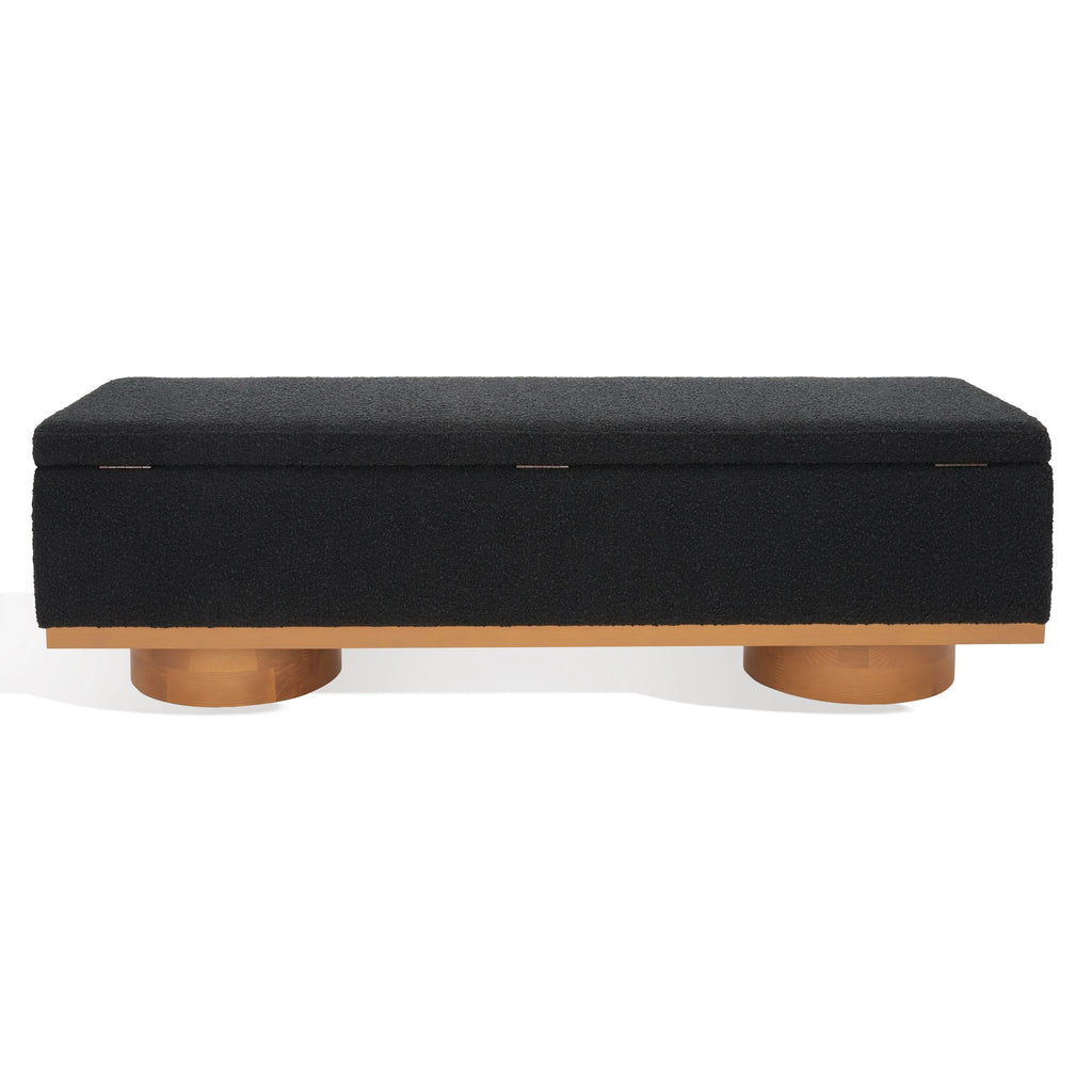 Banc de rangement Sunneva Boucle SAFAVIEH Couture - 61 po L x 20 po P x 19 po H - 61Lx20Px19H