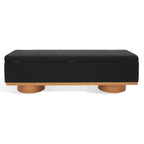 Banc de rangement Sunneva Boucle SAFAVIEH Couture - 61 po L x 20 po P x 19 po H - 61Lx20Px19H