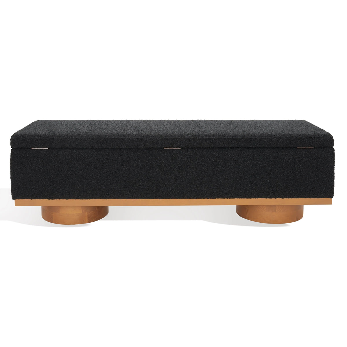 Banc de rangement Sunneva Boucle SAFAVIEH Couture - 61 po L x 20 po P x 19 po H - 61Lx20Px19H
