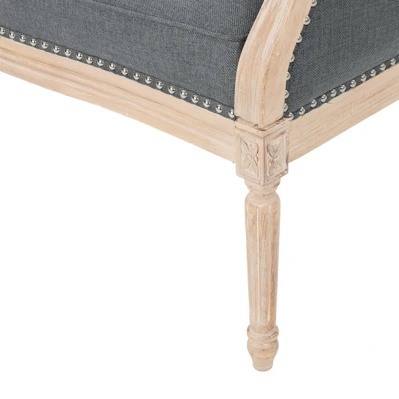 Causeuse capitonnée Faye par Christopher Knight Home